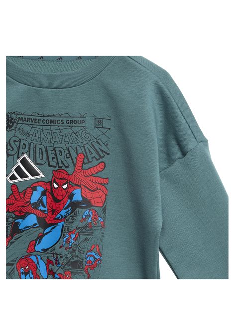 Adidas Marvel Spiderman Set Green Black Infant ADIDAS CORE | Tracksuits | JL9179-